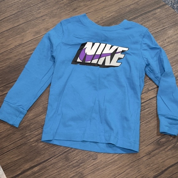 NIKE Black Sweat Pants and Blue Tee. Size 2T. - Picture 3 of 6